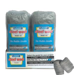 Steel scourer