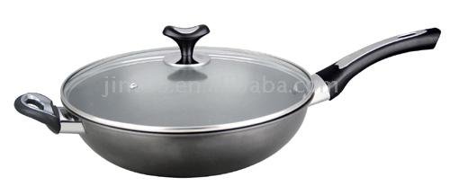 Aluminum non-stick wok