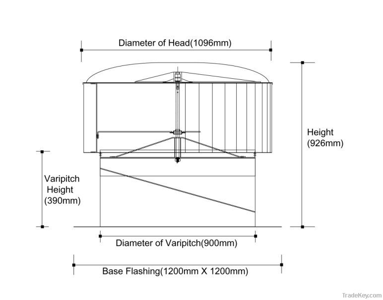 Hurricane type Roof Ventilation