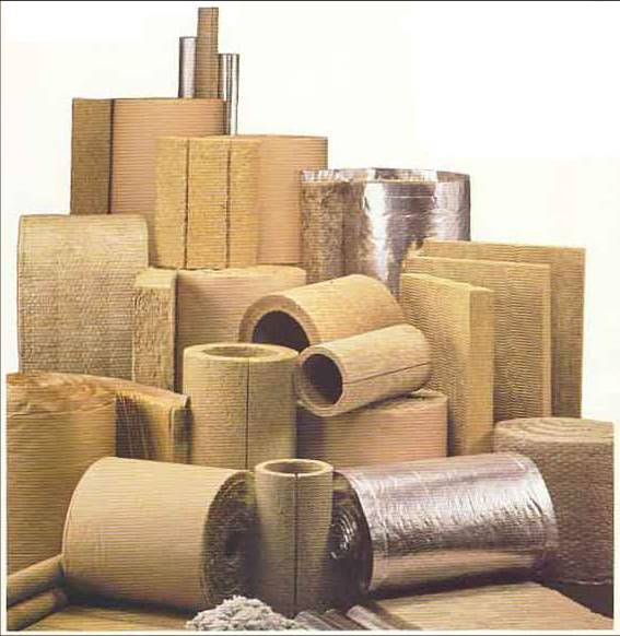 rock wool heat and acoustic insulation