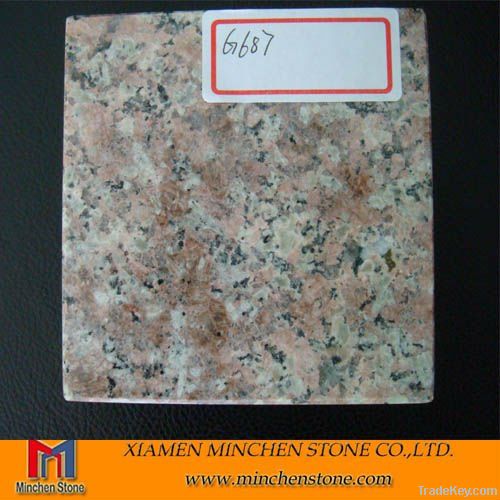 G687 granite, Peach red granite