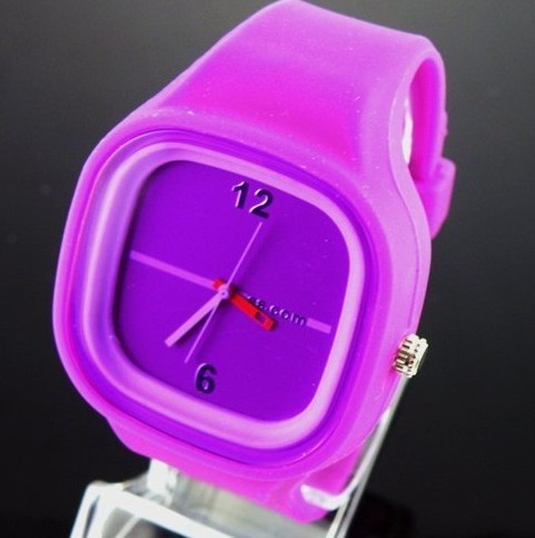 2011 hot selling ***** silicone/rubber Jelly watch