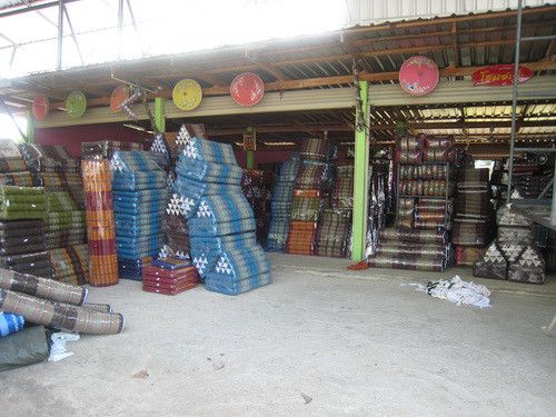 New Thai triangle cushions, pillows and mattresses.