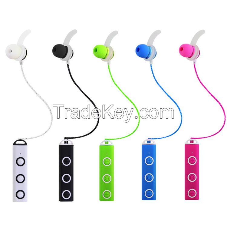 Noise Cancelling and Ear Hook wireless bluetooth earphones for sport