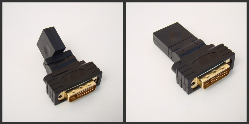 HDMI  TO DVI Roated Adaptor