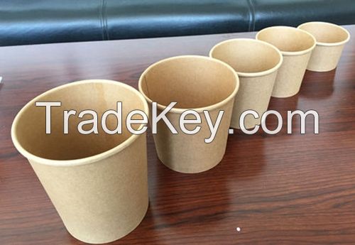 Takeaway disposable paper bowl