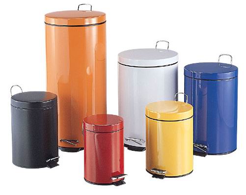 POWDERCOATED TRASH BIN