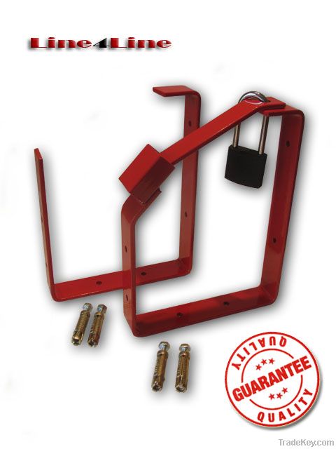 Ladder storage brackets