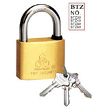 Brass padlock