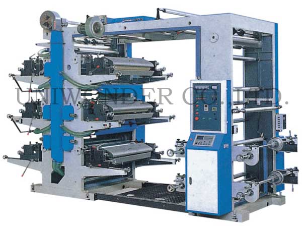 Six Color Flexographic Printing Machine