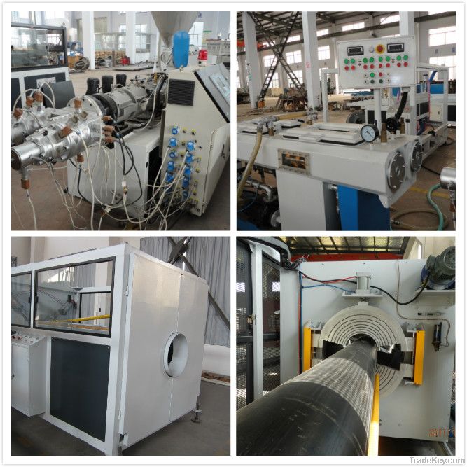 PVC  plastic pipe extrusion line (XD)