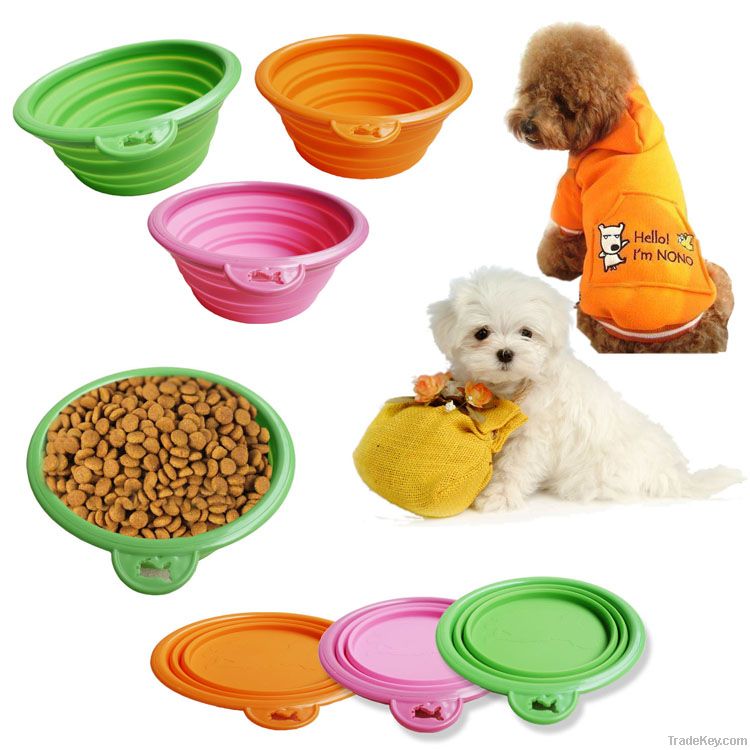 Collapsible Silicone Pet Bowl