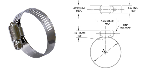 Worm Gear Clamps Stainless Steel