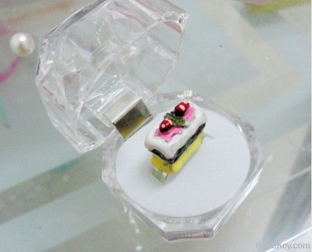 Resin Simulation Food Ring