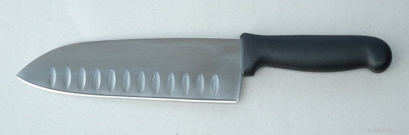 santoku, couteau de chef, forme japonaise