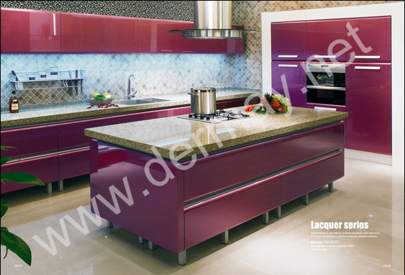 lacquer kitchen cabinet