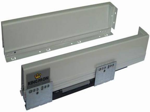 Full extension soft closing drawer slide