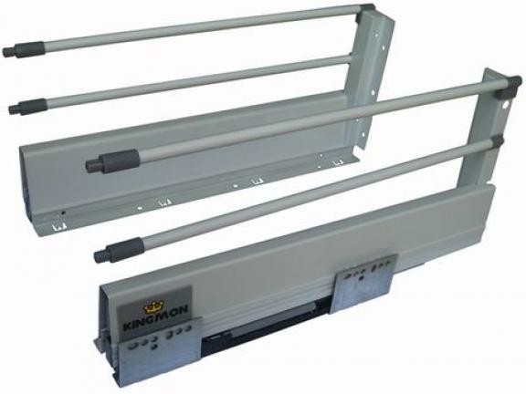 Full extension soft closing drawer slide