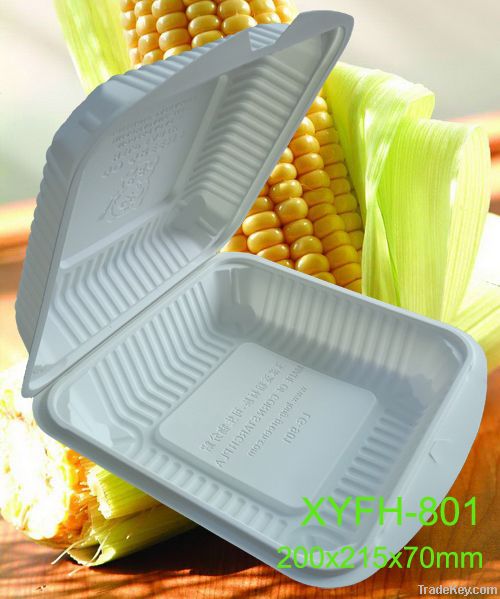 Biodegradeble  Disposable Environmental Cornstarch  Lunch Box