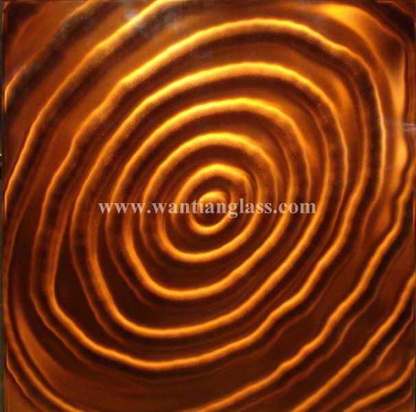 Wantian 3D glass mural/flooring tile