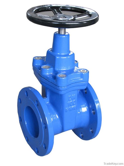 DIN F4 Resilient seat non-rising stem gate valve