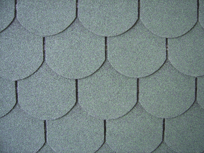 fish-scale type asphalt shingle