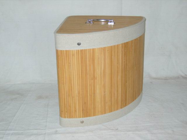 bamboo laundry basket