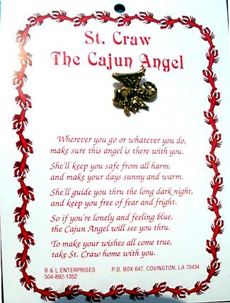 Cajun Angel Pin