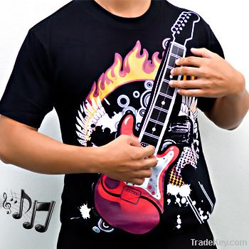 EL Guitar T-shirt Electronic Guitar T shirt