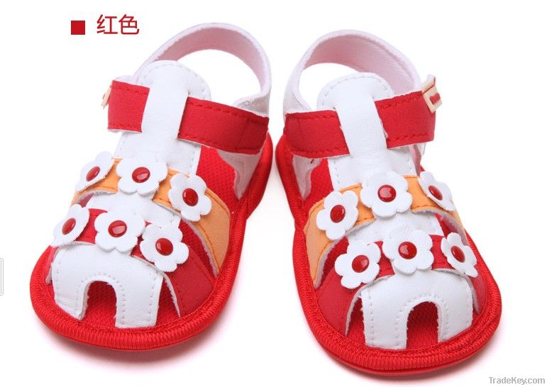 flower sandals Fashion kids shoes 4pcs/lot