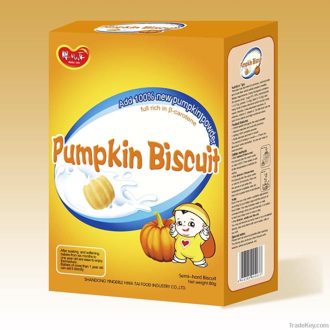 Pumpkin biscuit