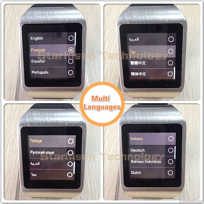 New launched Bluetooth Smart Watch with touch screen SMS/BT call/BT music/Weather/Pedometer/Twitter/Facebook/Speaker