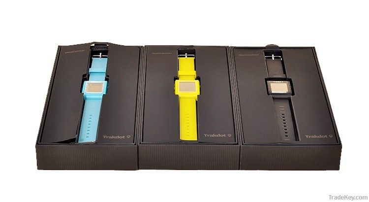 new arrival Trakdot bluetooth smartwatch Wristwatch with E-paper display for iPhone5