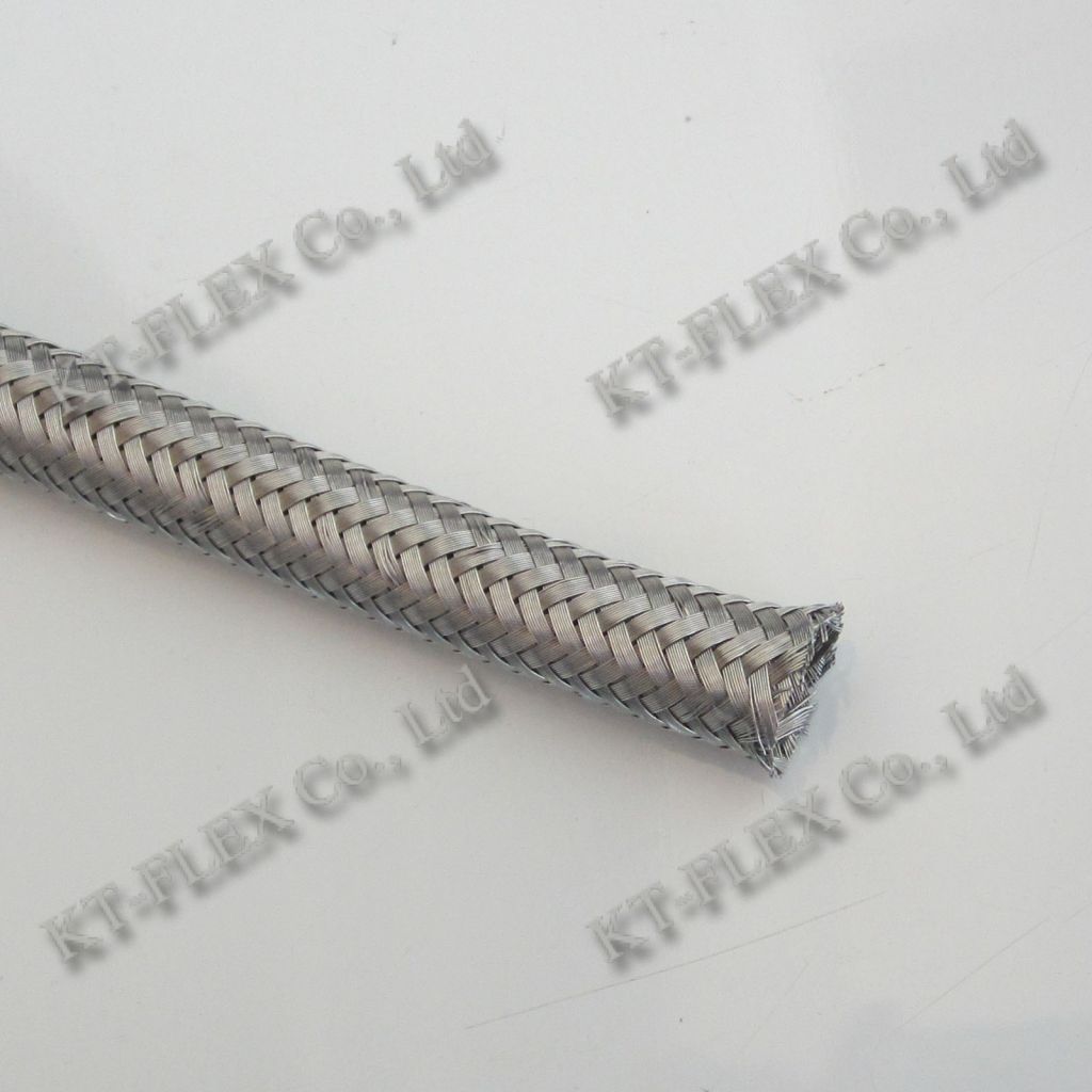 Stainless steel braided cable sleeve