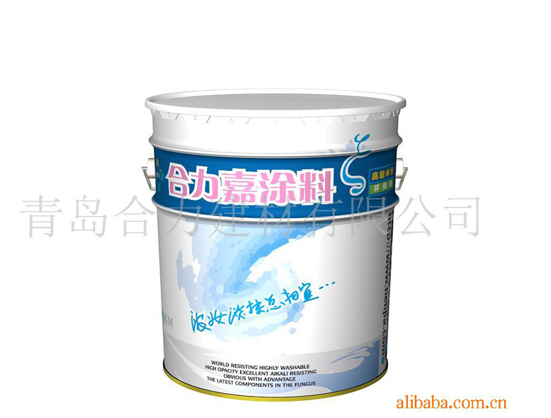 Exterior wall emulsion coating