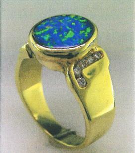 Natural Opal Ring