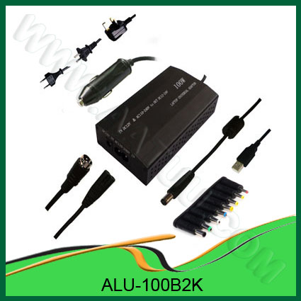 Factory Supply 100W 2in1 Universal Notebook AC/DC Adapter