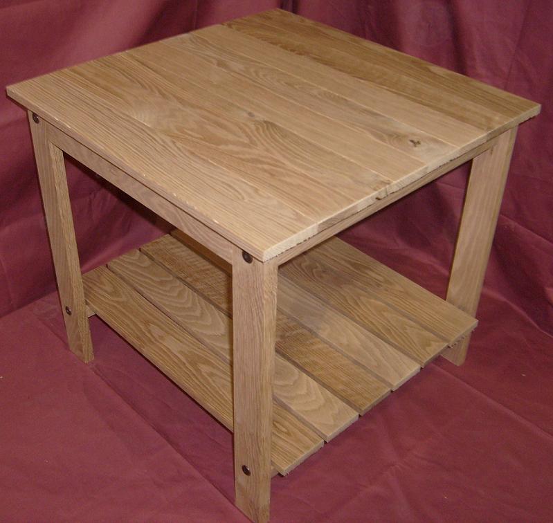 Oak End Table