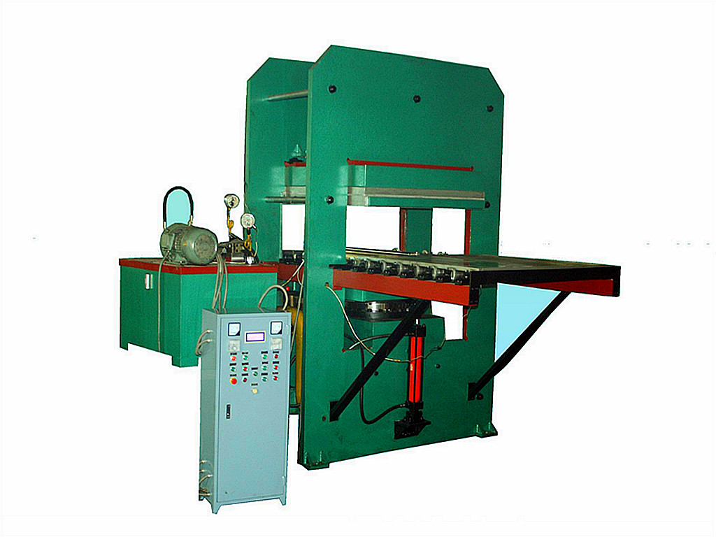 Auto mould ejecting vulcanizing press