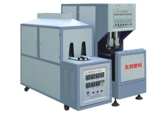 PET semiautomatic blowing moulding machine