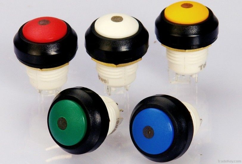 waterproof 12mm motorcycle reset push button switch