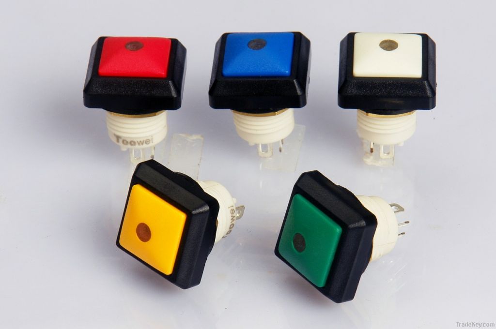 waterproof 12mm motorcycle reset push button switch