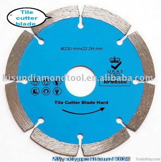 Segmented saw blade for general use