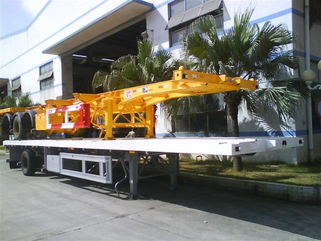 Skeleton Container Semi Trailer