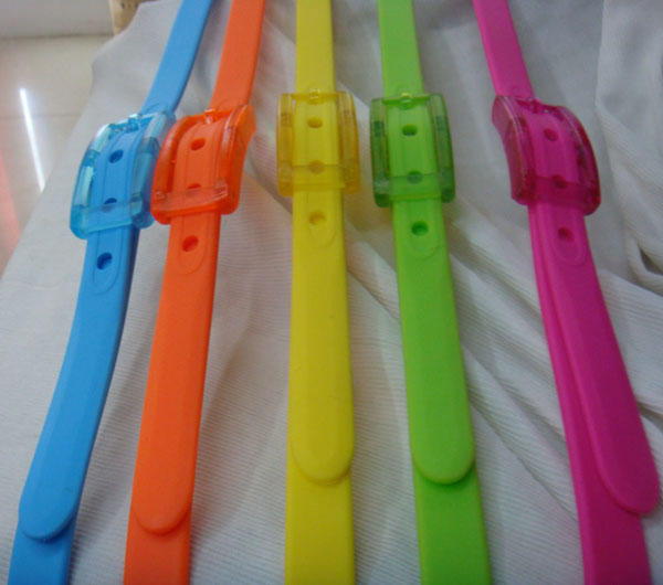 perfumed colorful silicone gift belts