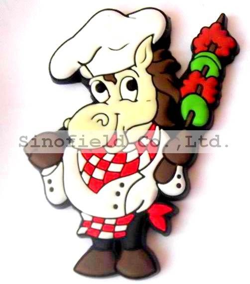 Soft Fridge Magnet sticker BBQ