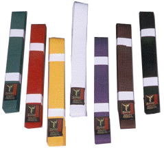 Colored Karate Belts