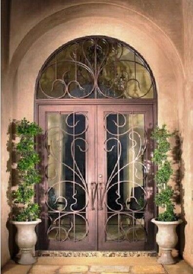 China wrought iron entry door