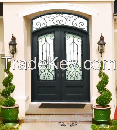 wrought iron doors