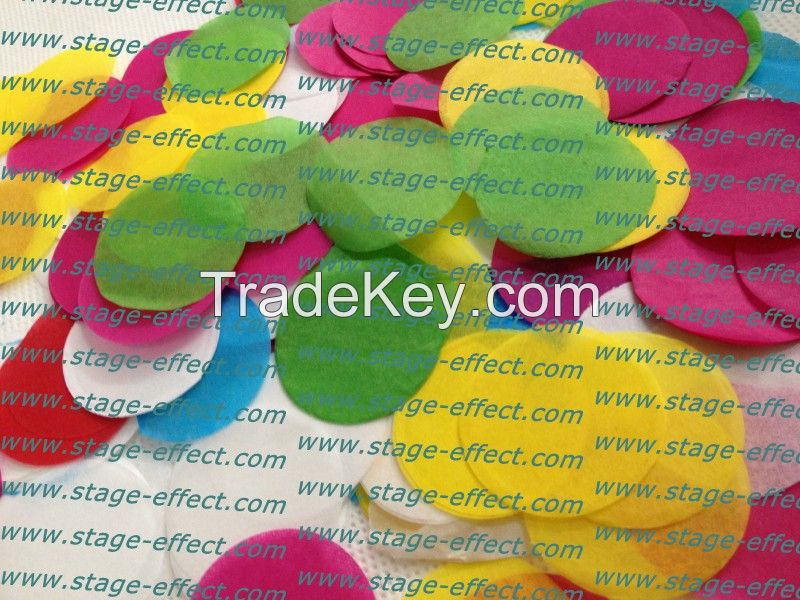 Round shape confetti, wedding party confetti